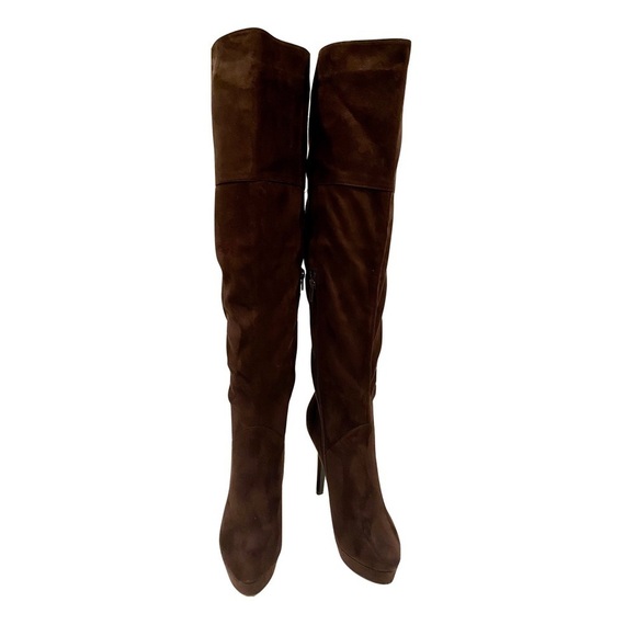 NWOTB — Charles David Over-the-knee Boots in Chocolate Brown Size 7.5 - Picture 2 of 10
